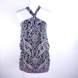 WHBM Halter with Smocked Waist